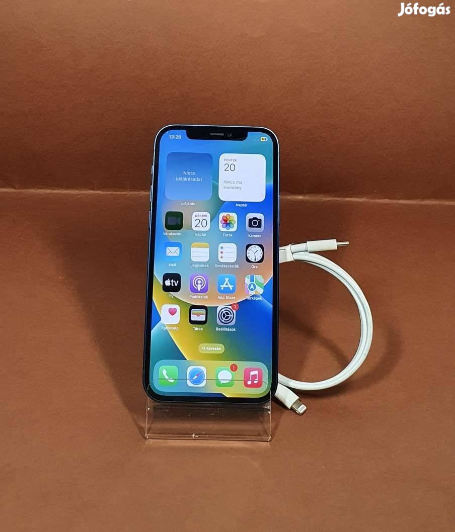 Apple iphone 12 64GB Blue Független karcmentes mobiltelefon eladó!