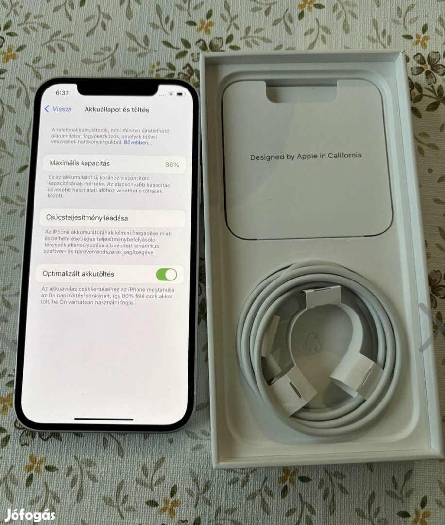 Apple iphone 12 64GB Fehér Kártyafüggetlen 