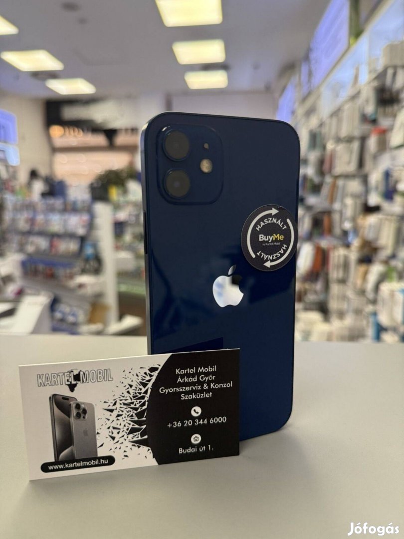 Apple iphone 12 64GB Kártyafüggetlen, Kék, Fekete, Fehér,