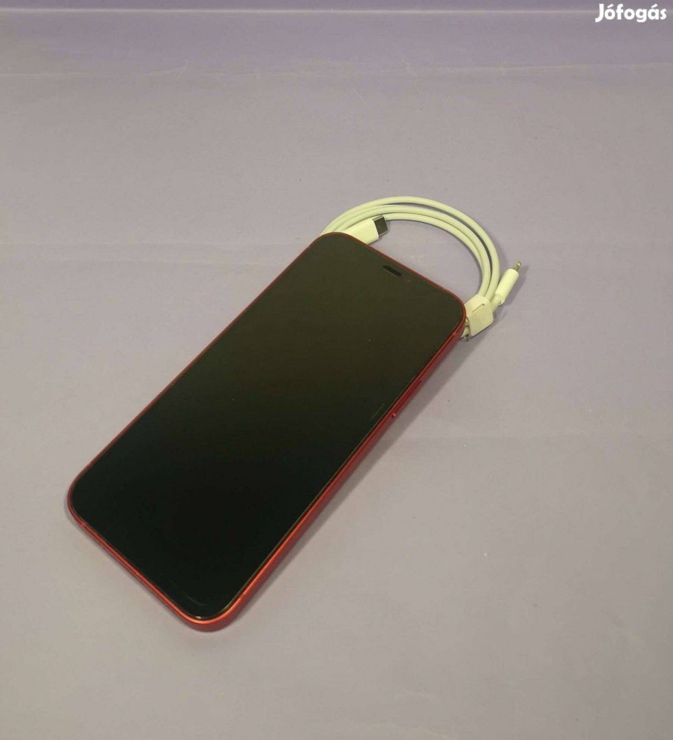 Apple iphone 12 64GB Red Kártyfüggetlen szép mobiltelefon eladó!