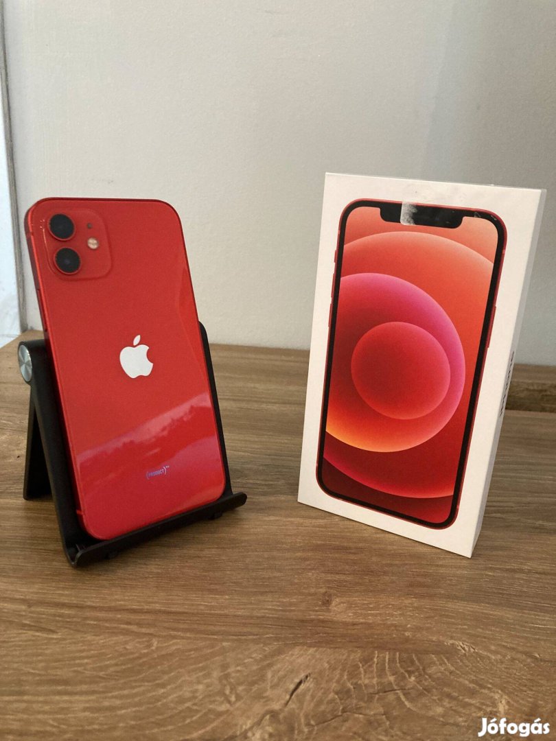 Apple iphone 12 64GB Red Piros Független Használt