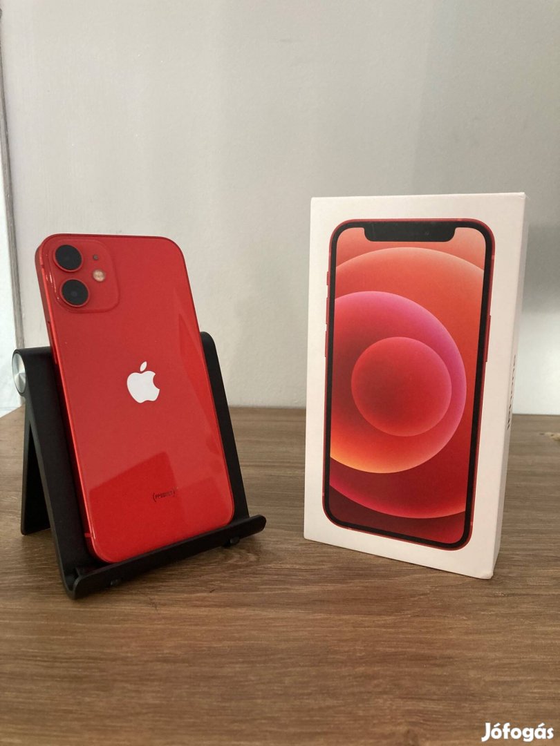 Apple iphone 12 Mini 64GB Red Piros Független Használt