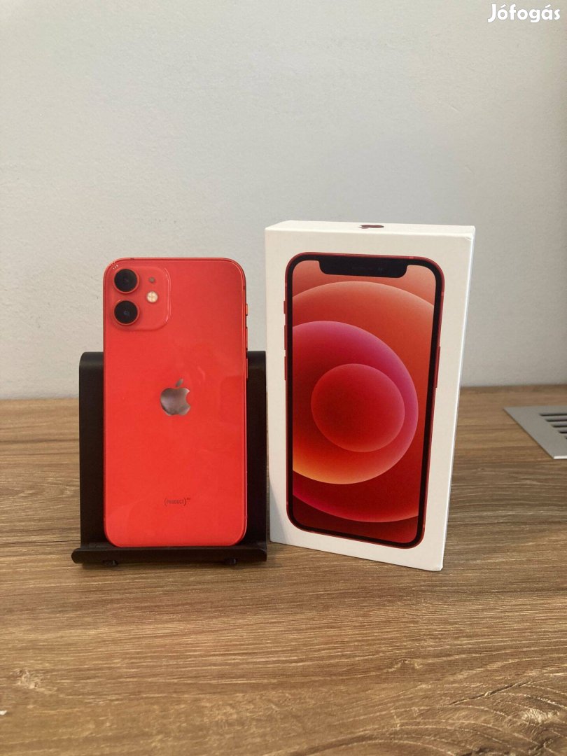 Apple iphone 12 Mini 64GB Red Piros Független Használt