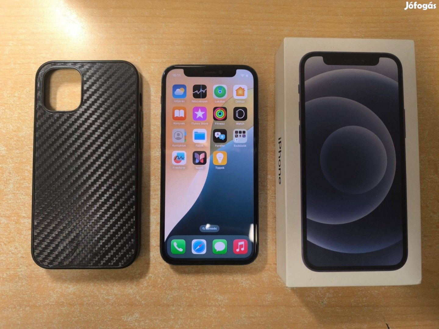 Apple iphone 12 Mini Fekete Független Garival 100% Aksi !