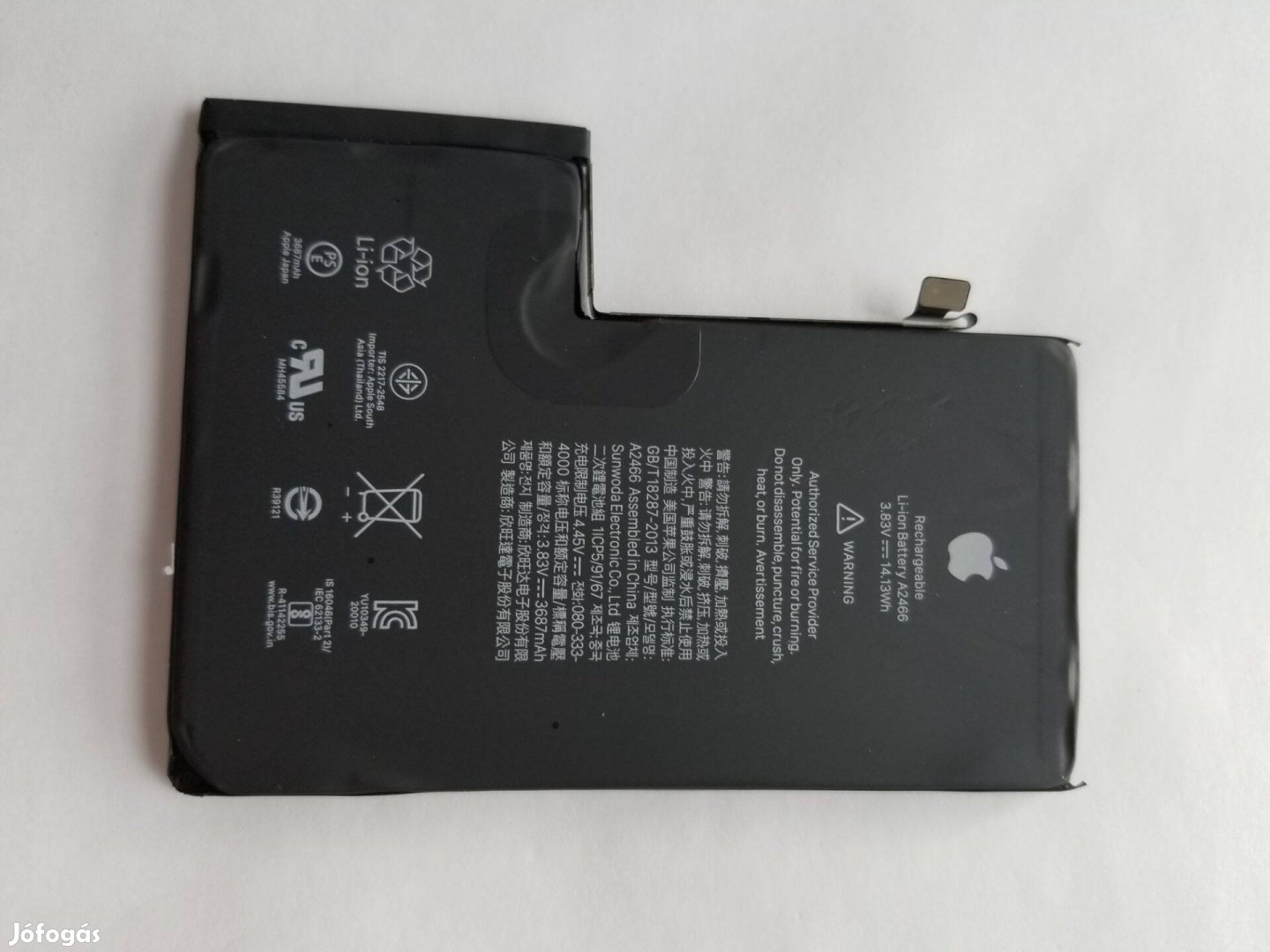 Apple iphone 12 Pro Max Akkumulátor Gyári Bontott