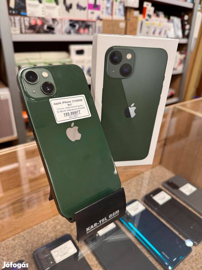 Apple iphone 13 128GB 12 Hó Garancia -10% Kedvezmény