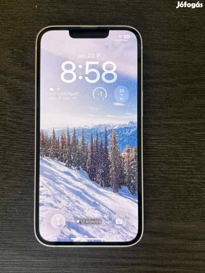 Apple iphone 13 128 GB rózsaszín - karc és sérülésmentes