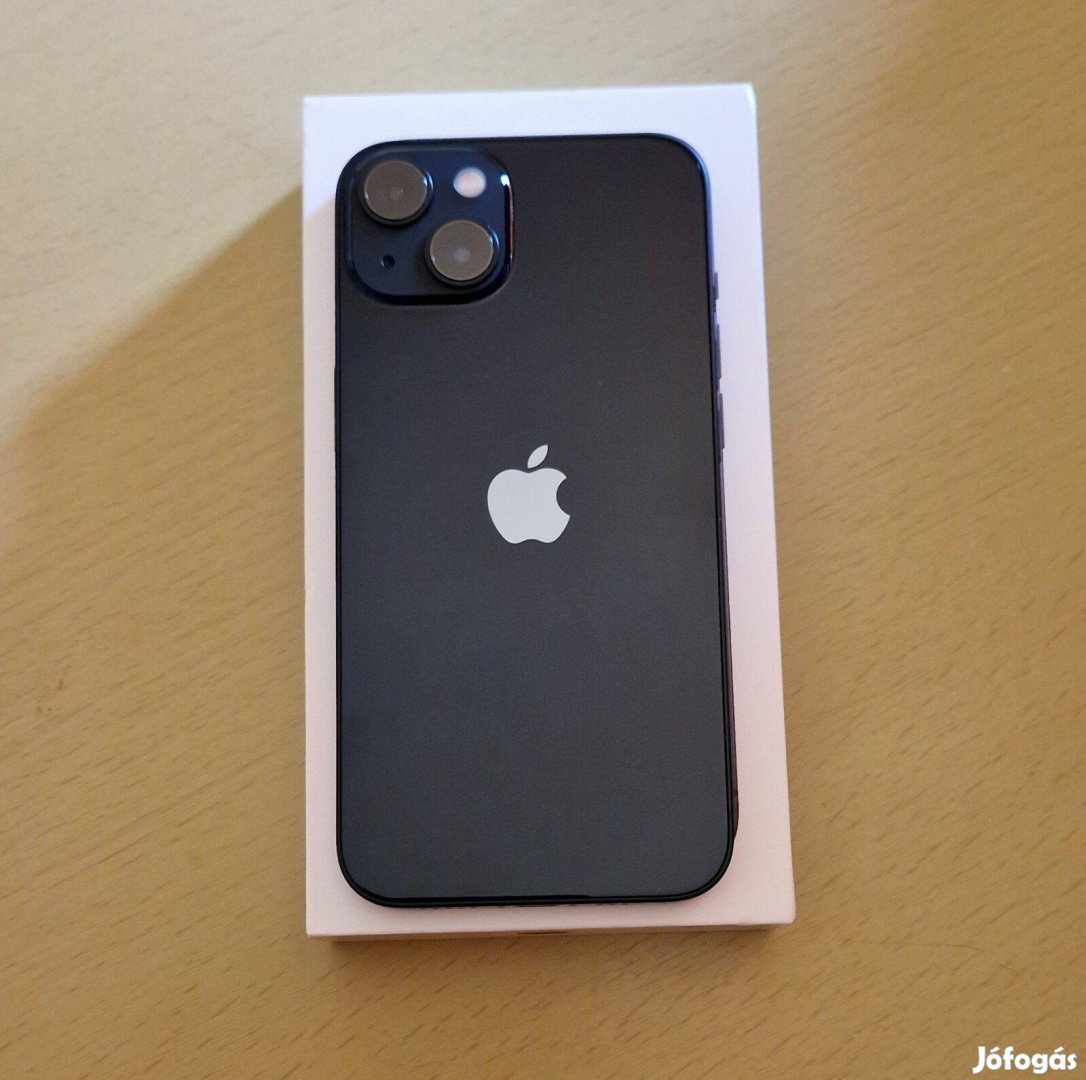 Apple iphone 13 512gb fekete független midnight 84% akku karcmentes
