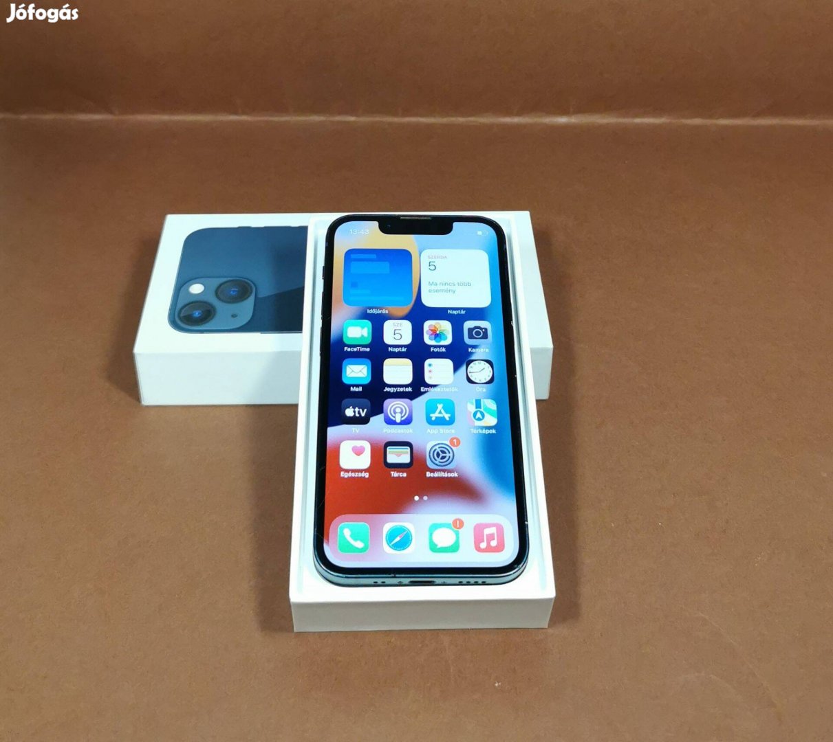 Apple iphone 13 Mini 128GB Fekete Kártyafüggetlen hibátlan mobiltelefo