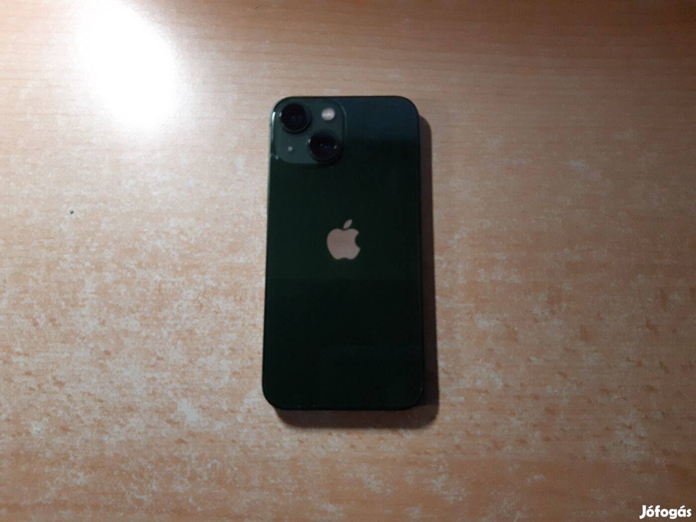 Apple iphone 13 Mini 128GB Független Újszerű Zöld Garis !