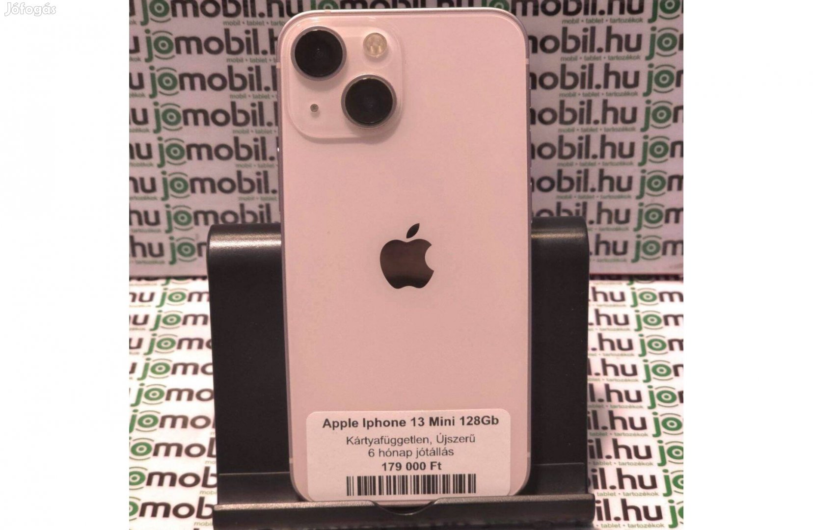 Apple iphone 13 Mini 128GB Pink új akkuval, független, jótállással