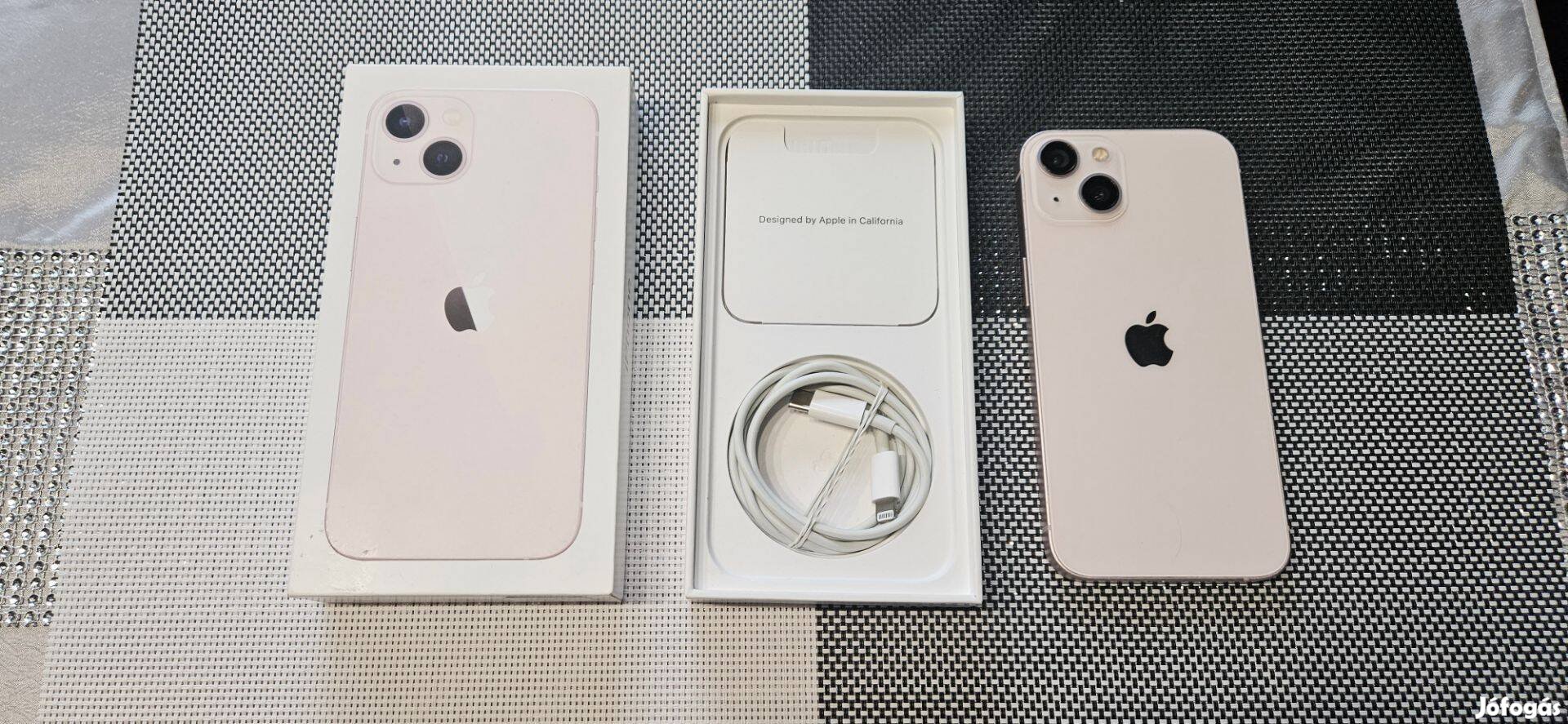 Apple iphone 13 Mini Újszerű Pink Garis !