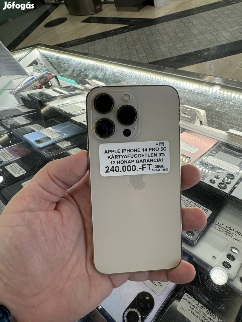 Apple iphone 13 Pro Arany Kártyafüggetlen Garanciával