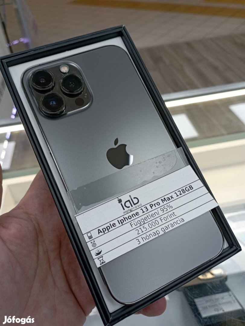 Apple iphone 13 Pro Max 95%-os akkuval újszerű állapot, független
