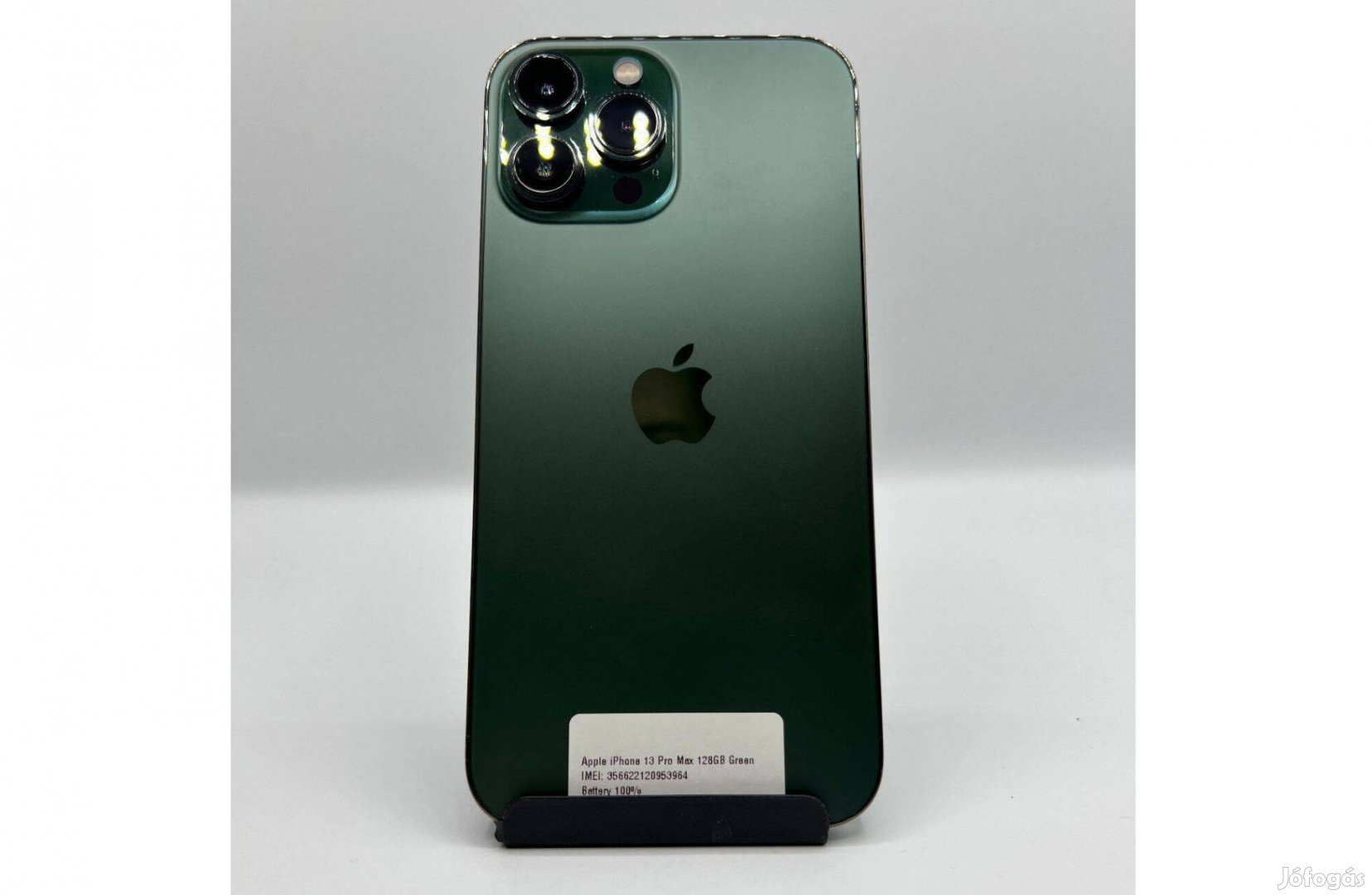 Apple iphone 13 Pro Max, 128GB, zöld, 1 év garancia, Akciós