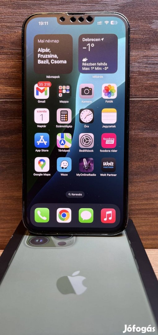 Apple iphone 13 Pro Max , 256Gb, Független Csak Csere'