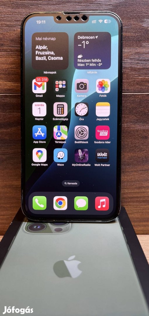 Apple iphone 13 Pro Max , 256Gb, Független csak csere