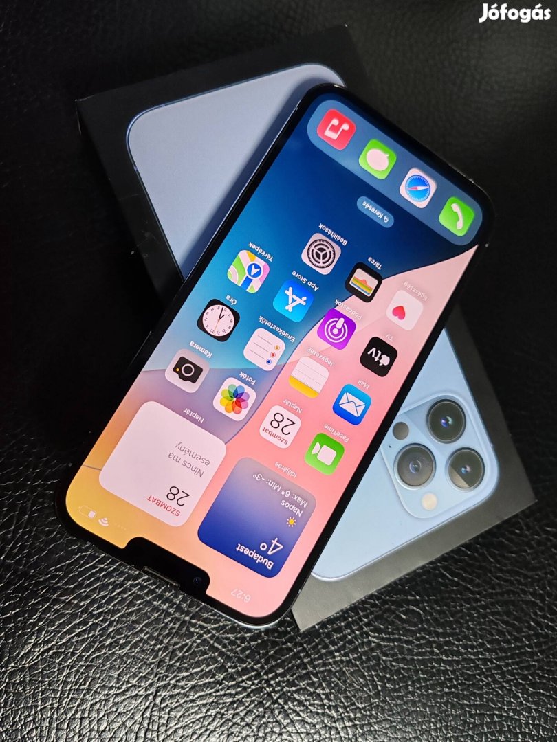 Apple iphone 13 Pro Max független, 100% akksi