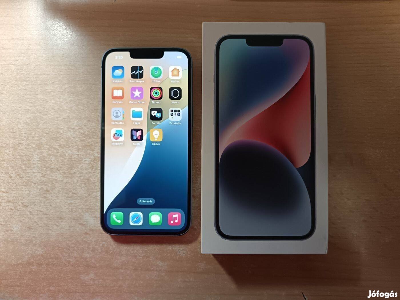 Apple iphone 14 Független Újszerű Blue Garis !