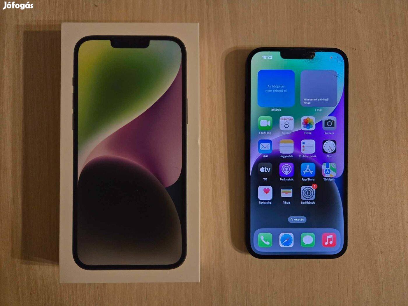 Apple iphone 14 Plus Független Midnight Garis !