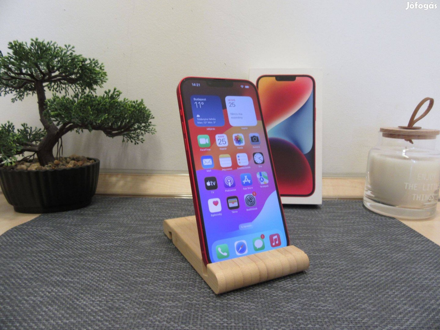 Apple iphone 14 Plus - Red - Használt, karcmentes