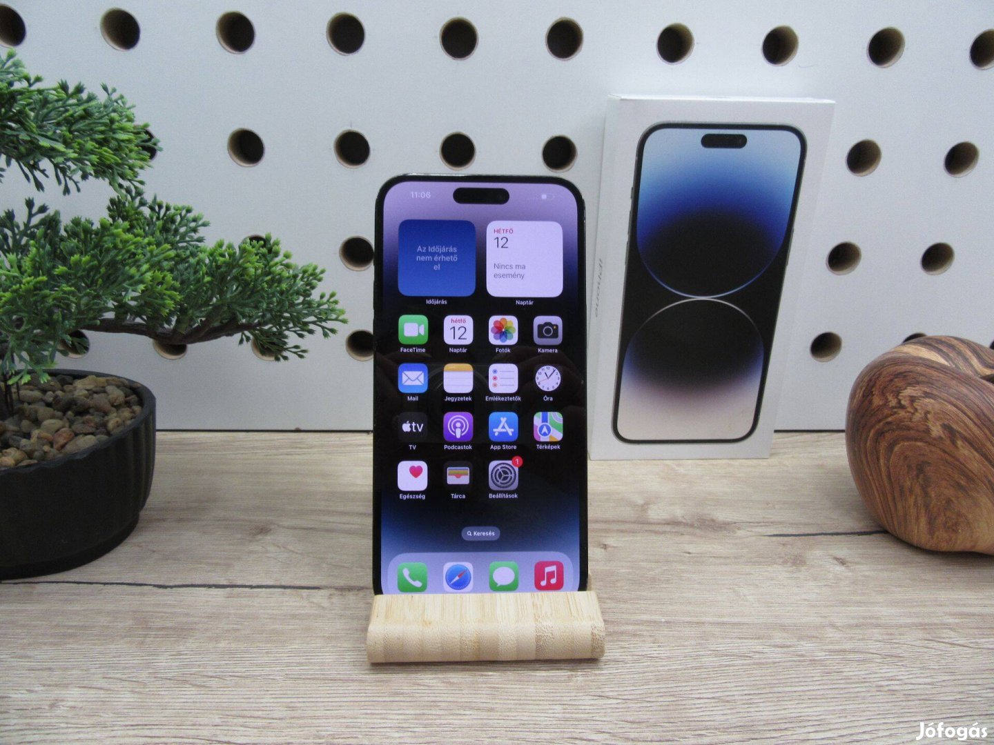 Apple iphone 14 Pro Max - Space Black - Használt, megkímélt
