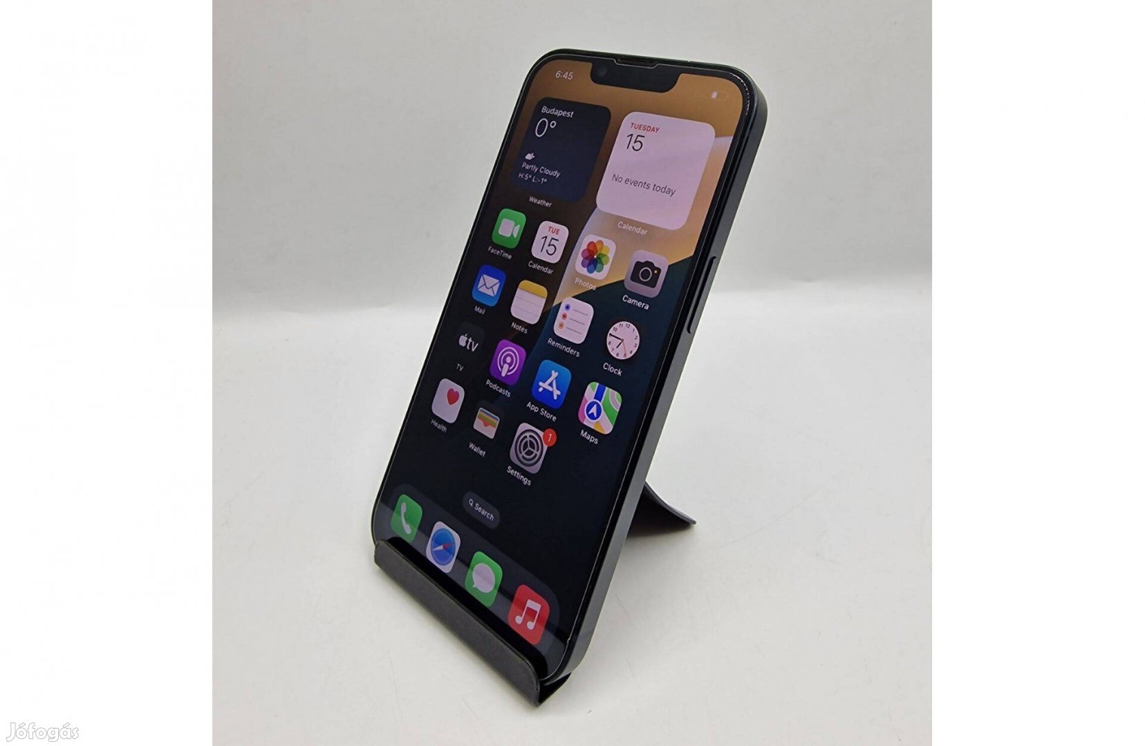 Apple iphone 14, 128 GB, akku: 89%, éjfekete, 1 év garancia, Akciós