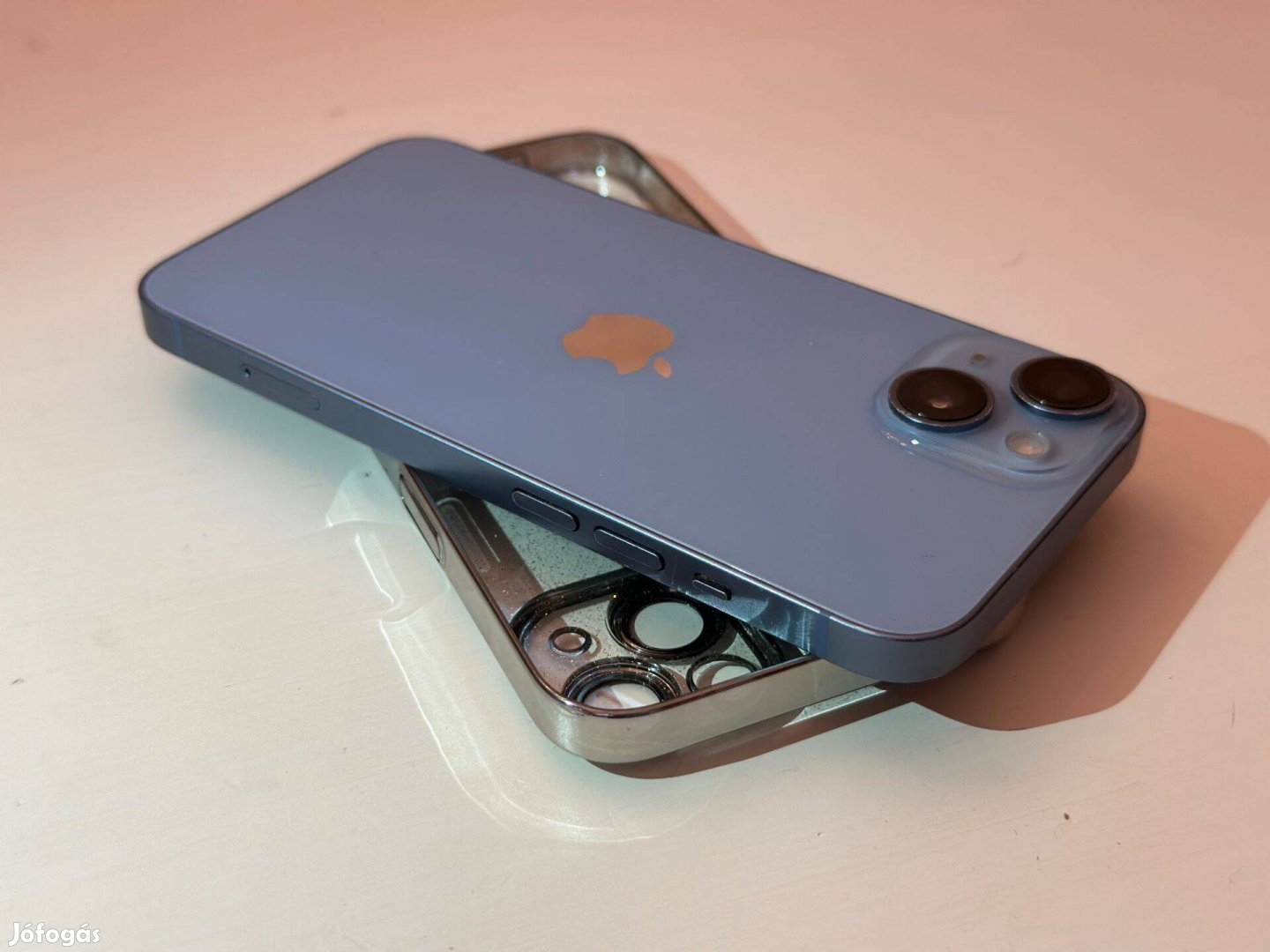 Apple iphone 14, Blue , 128Gb, gyári független , 87% akku