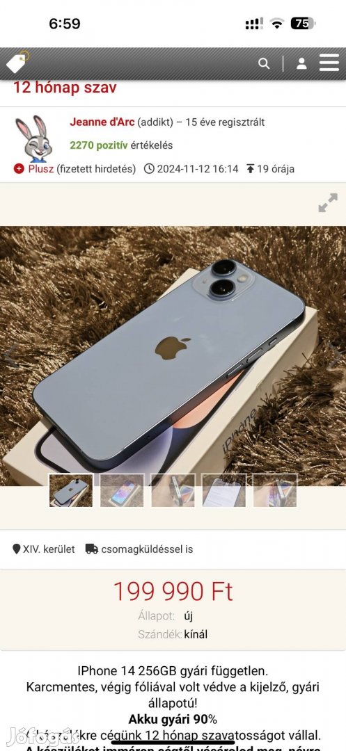 Apple iphone 14 kártyafüggetlen