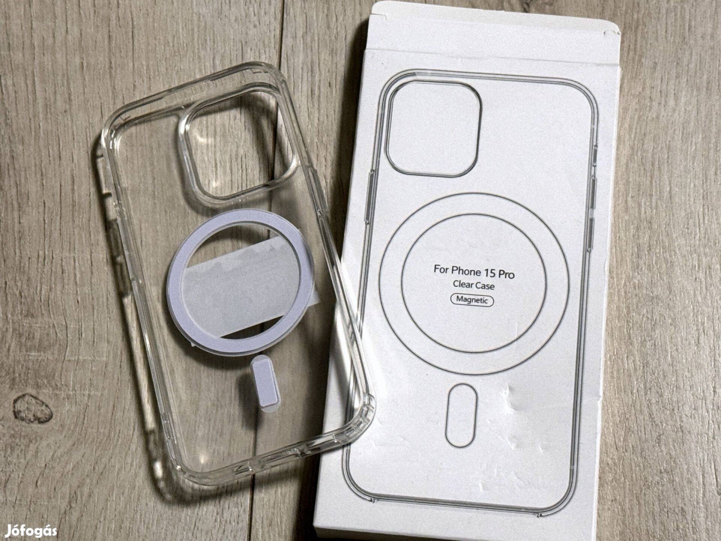 Apple iphone 15Pro 15 Pro magsafe szilikon Clear Tpu TOK átlátszó