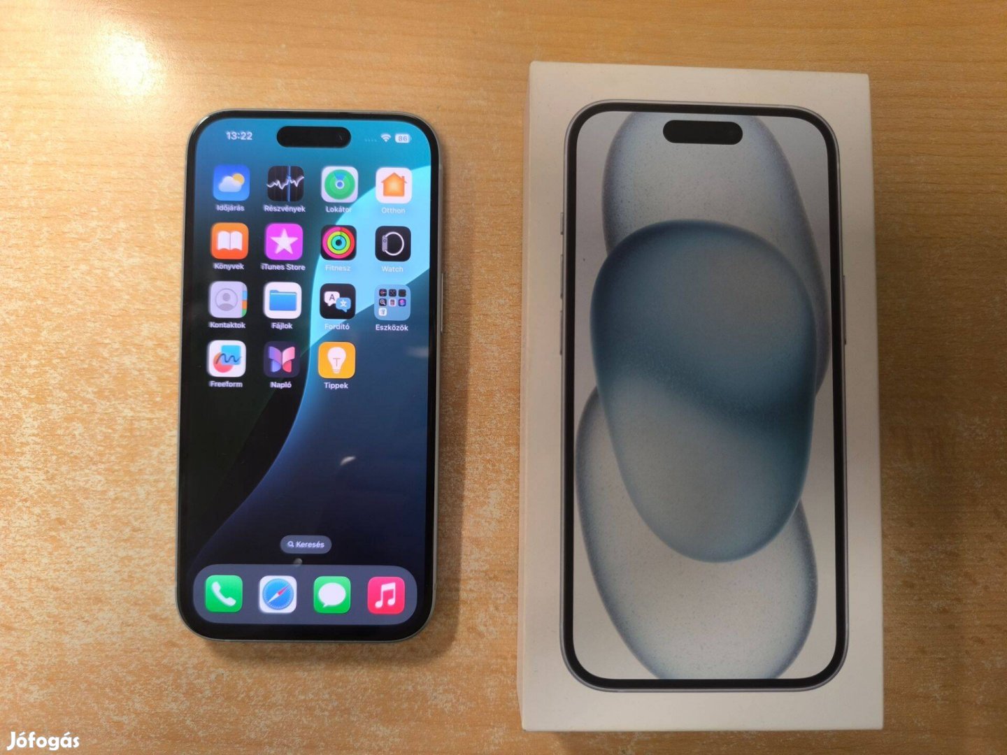 Apple iphone 15 128GB Blue Független Újszerű Apple Garanciával !