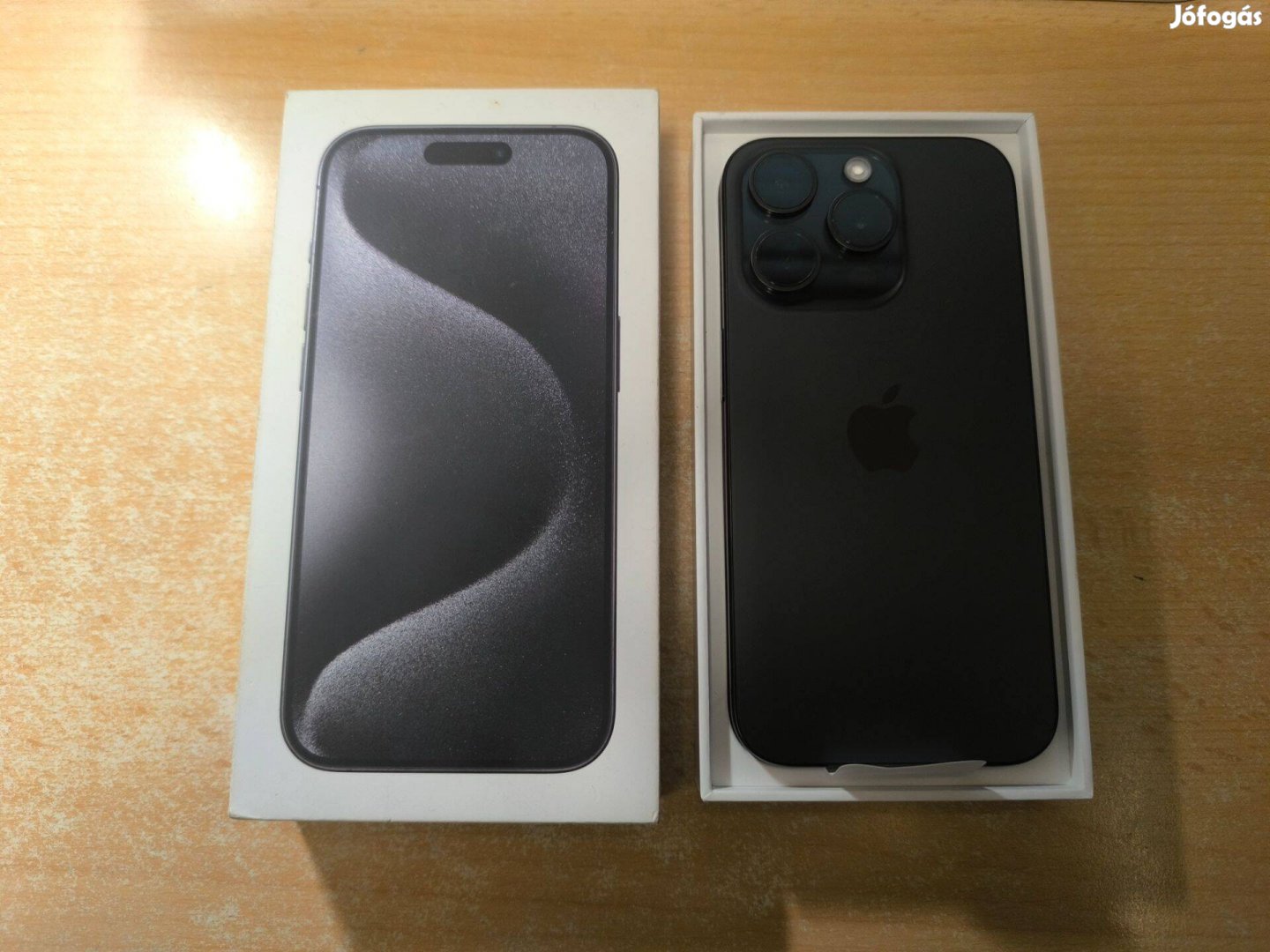 Apple iphone 15 Pro 128GB Black Titanium Újszerű Garanciával !
