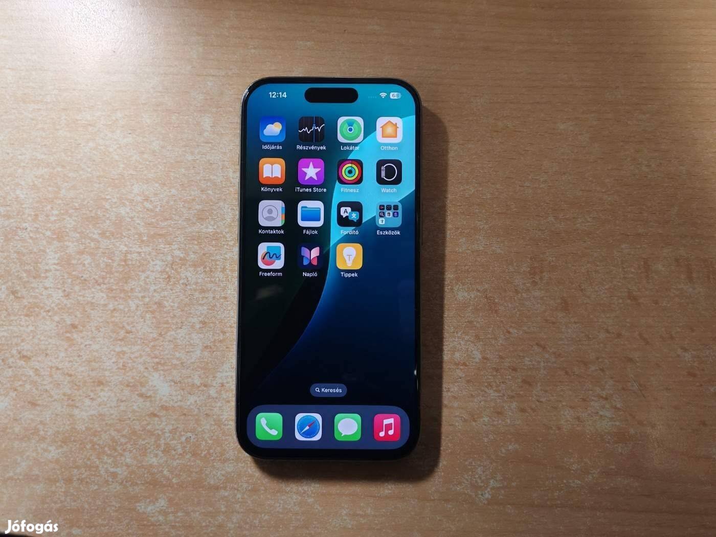 Apple iphone 15 Pro 128GB Független Natural Titanium Garival !