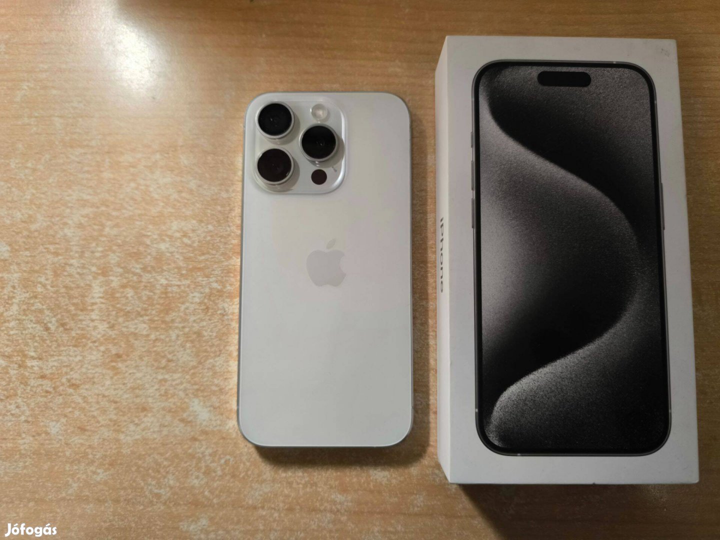 Apple iphone 15 Pro 128GB Független Újszerű White Apple Garanciás !
