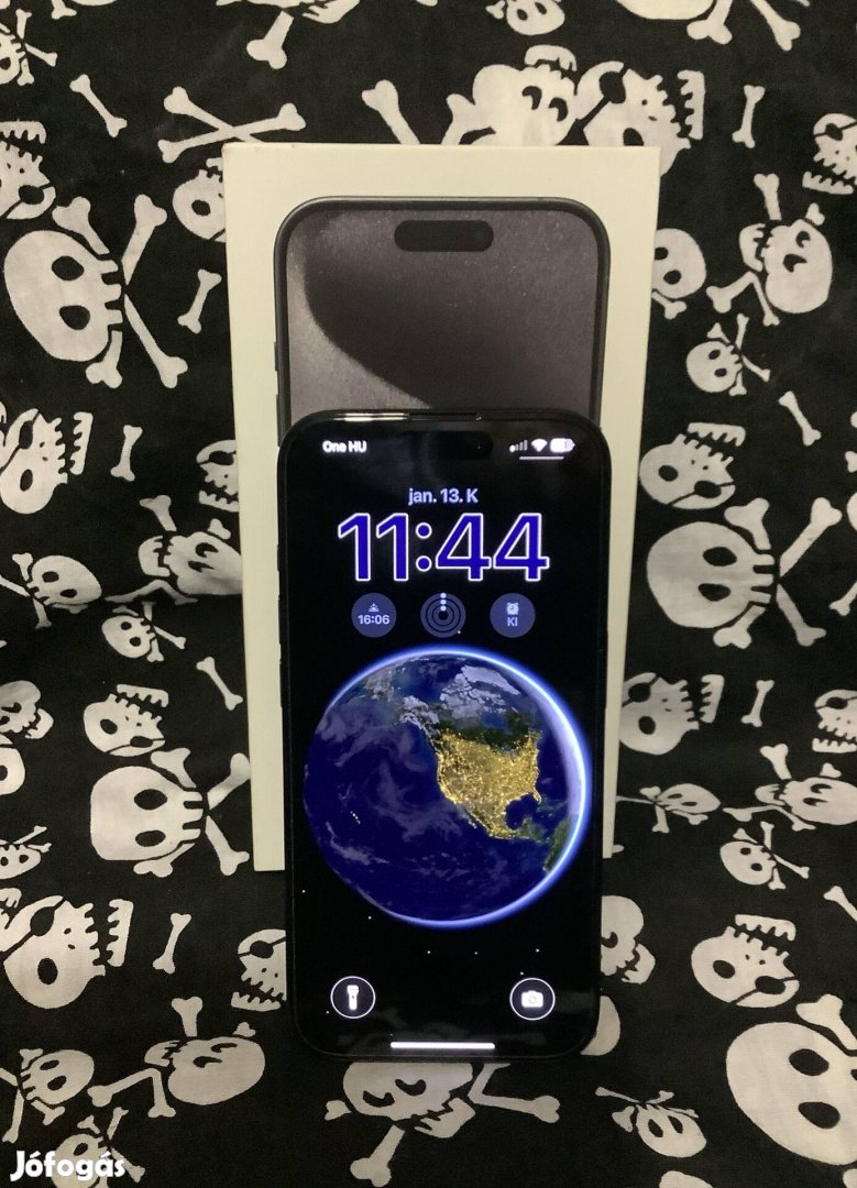 Apple iphone 15 Pro 256GB Black Titanium eladó