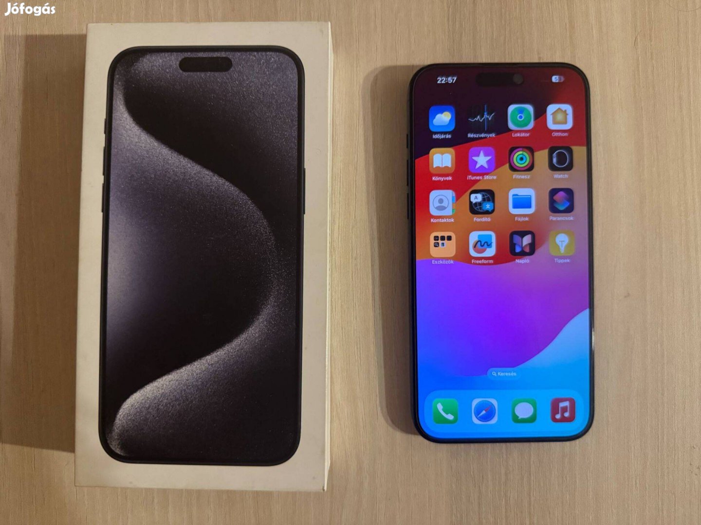 Apple iphone 15 Pro Max Újszerű Blue Apple Garanciás !
