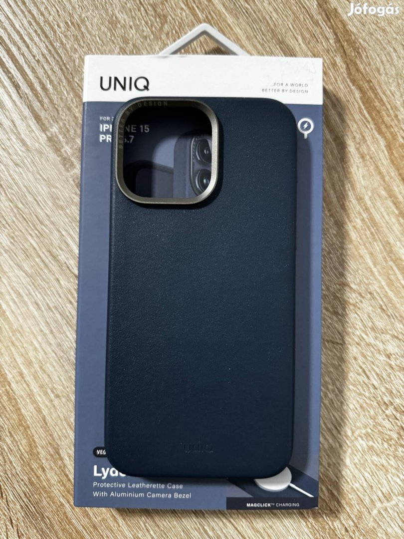 Apple iphone 15 Pro Max Uniq Bőr tok. 