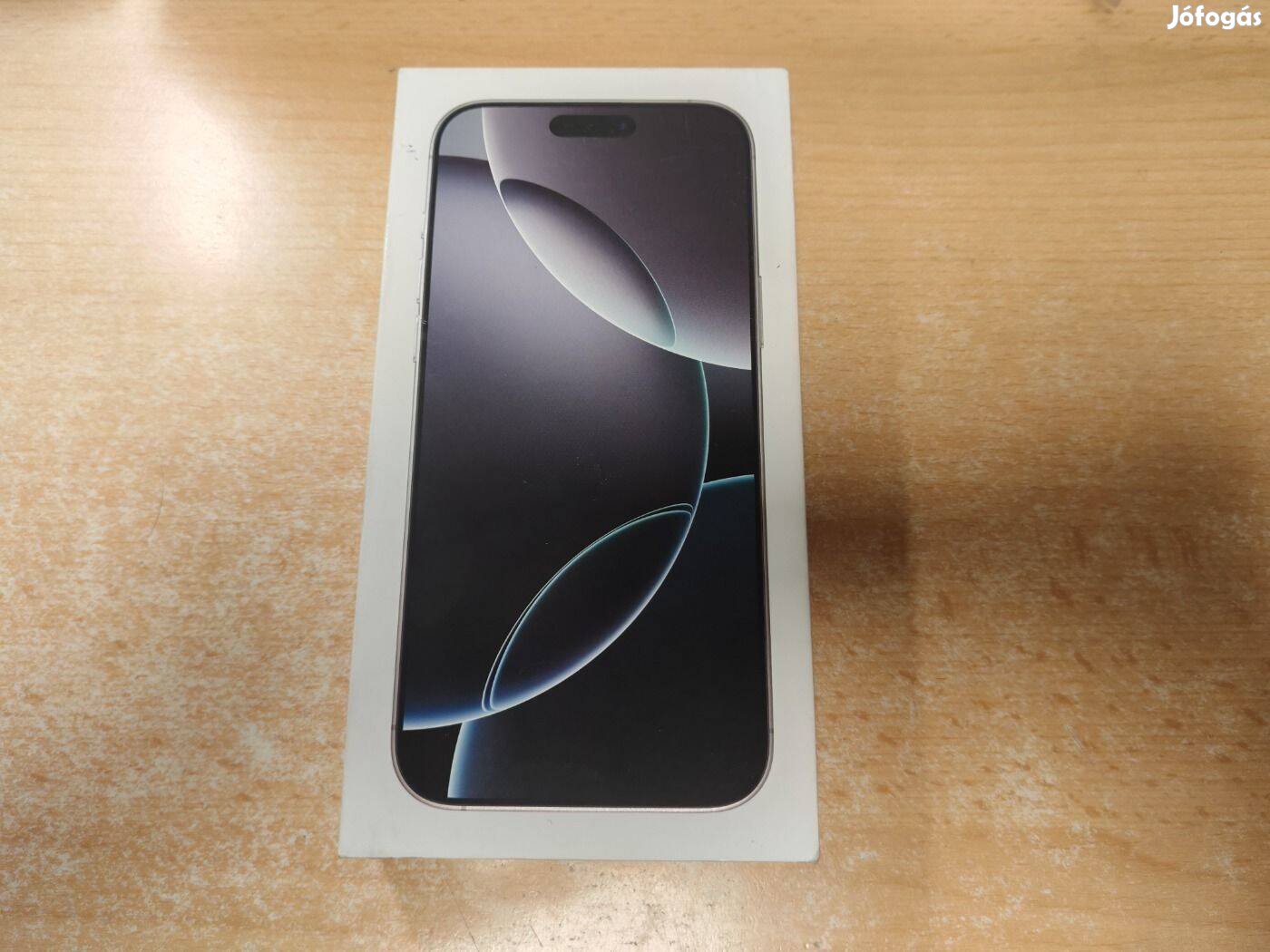 Apple iphone 16 Pro Max 256GB Új Független Silver Apple Garanciás !
