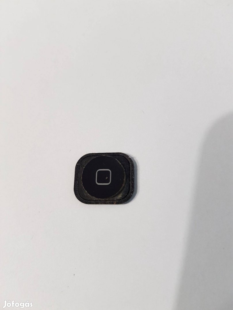 Apple iphone 5C Fekete Külső Home Gomb Gyári