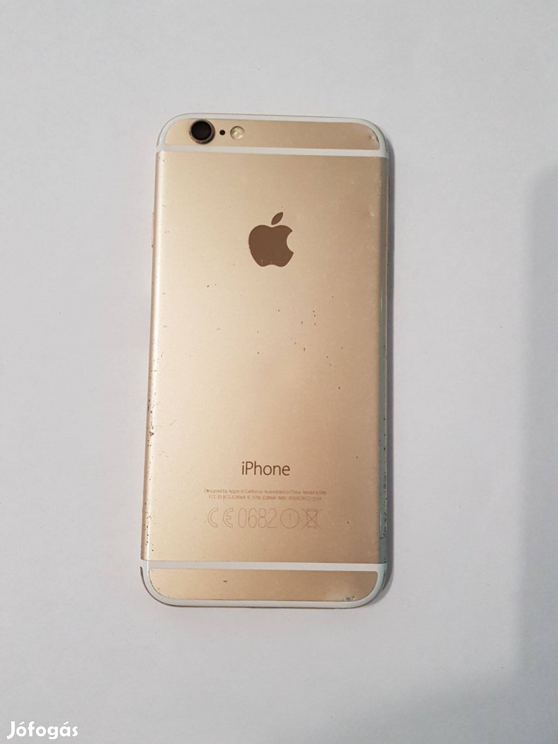 Apple iphone 6 Arany Hátlap Gyári Bontott (Nem Szép)