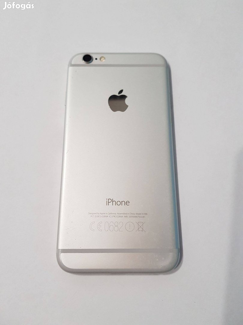 Apple iphone 6 Ezüst Hátlap Gyári Bontott (Közepesen Szép)