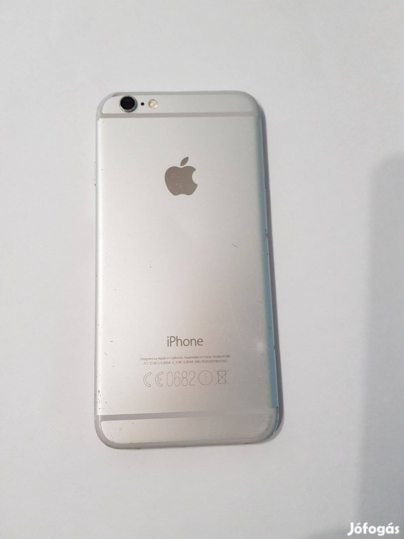 Apple iphone 6 Ezüst Hátlap Gyári Bontott (Nem Szép)