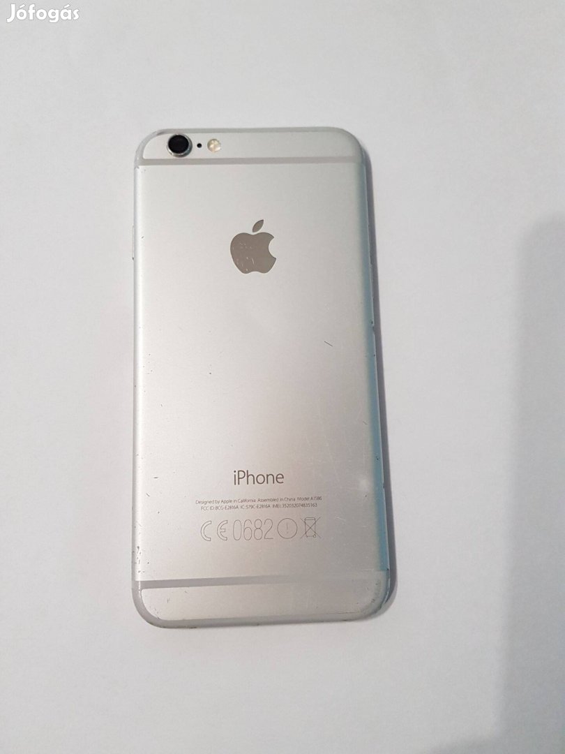 Apple iphone 6 Ezüst Hátlap Gyári Bontott (Nem Szép)