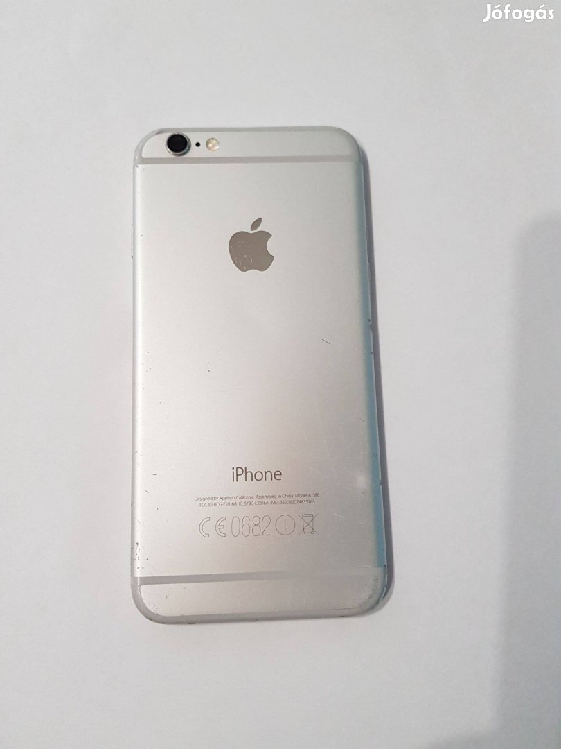 Apple iphone 6 Ezüst Hátlap Gyári Bontott (Nem Szép)