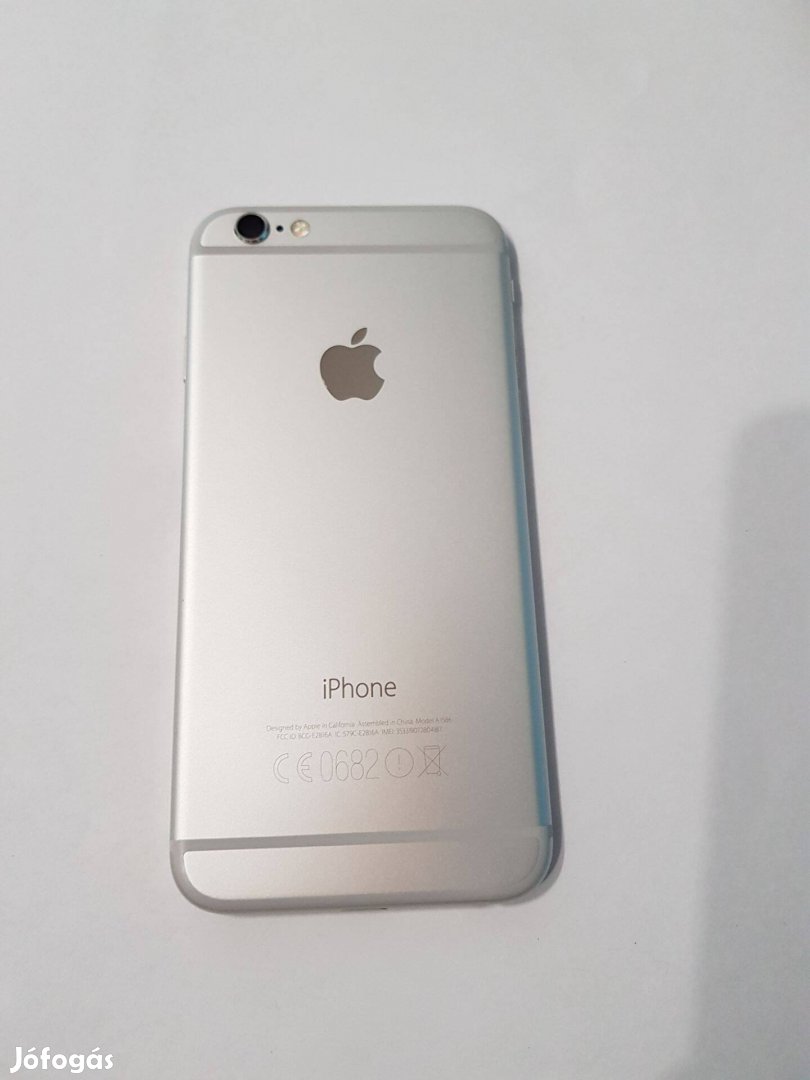 Apple iphone 6 Ezüst Hátlap Gyári Bontott (Szép)