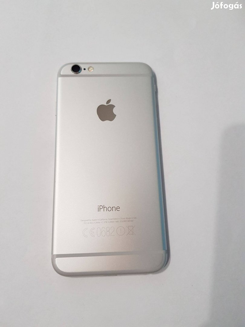 Apple iphone 6 Ezüst Hátlap Gyári Bontott (Szép)