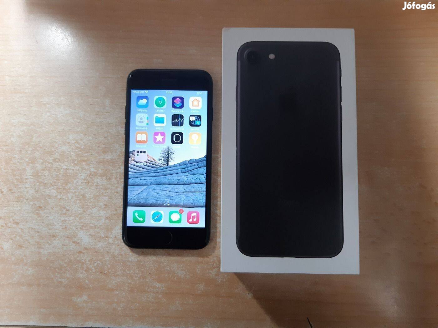 Apple iphone 7 32GB Független Black Garis !