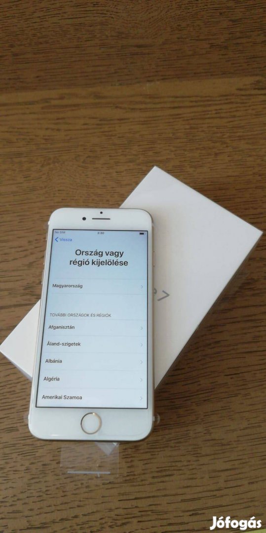Apple iphone 7 32GB Rosegold Kártyafüggetlen szép mobiltelefon eladó!