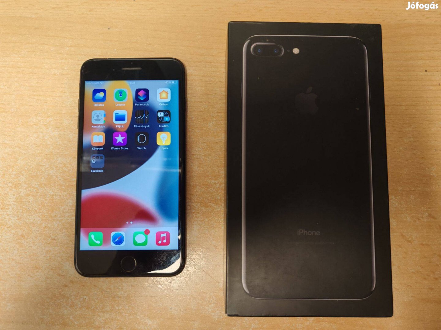 Apple iphone 7 Plus 128GB Független Újszerű Black Garis !