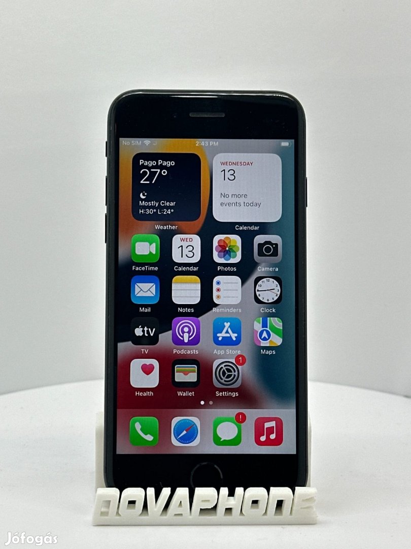 Apple iphone 7 (32GB)  - Akku: 100% - Szín: Fekete
